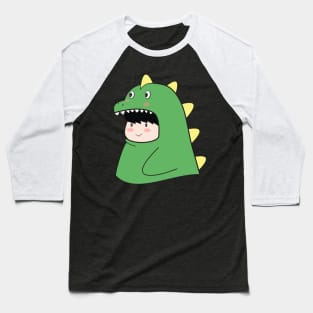 Dino boy Baseball T-Shirt